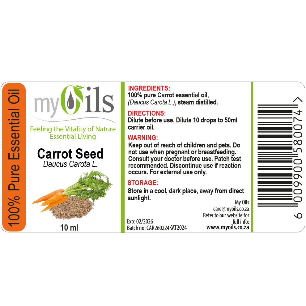 Carrot Seed Essential Oil - 10ml