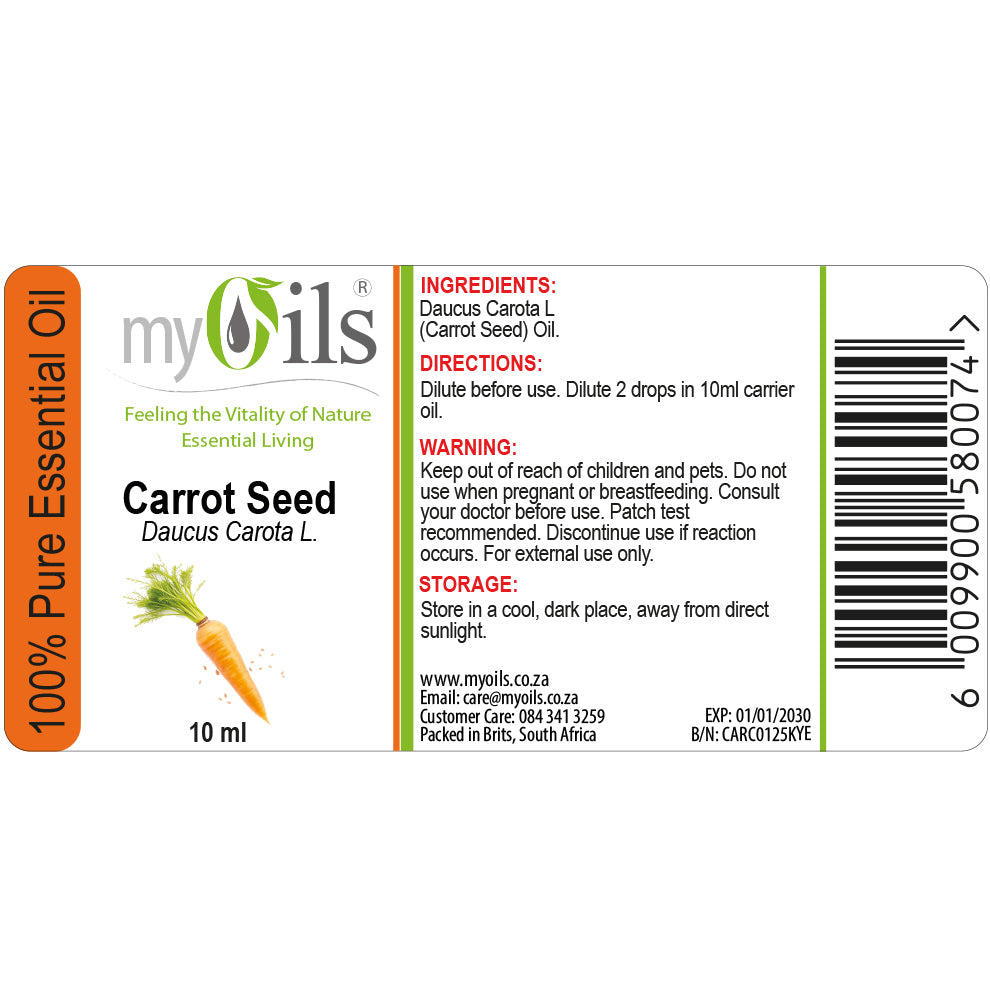 Carrot Seed Essential Oil - 10ml