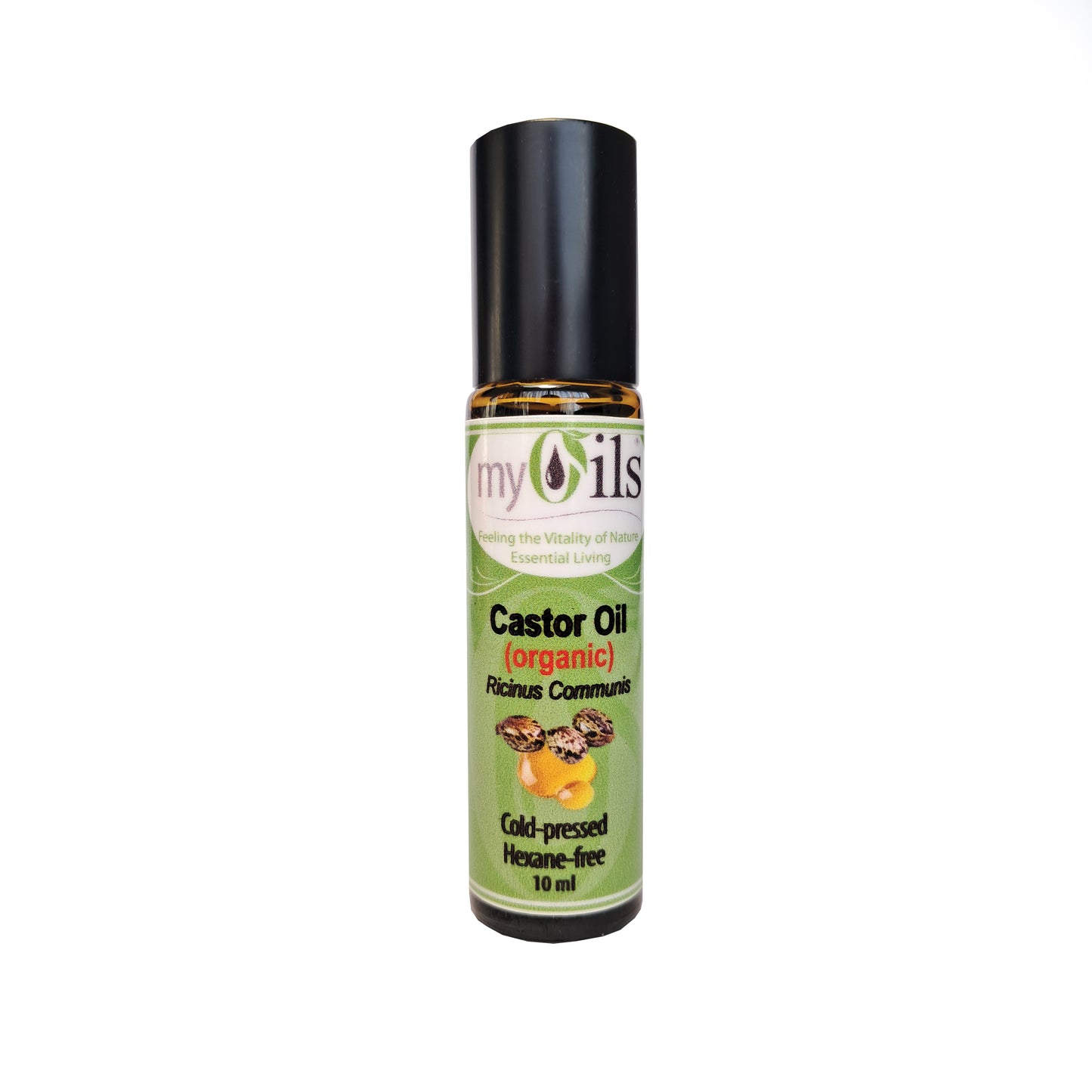 Castor (Organic) Hexane Free Roller Glass Bottle - 10ml