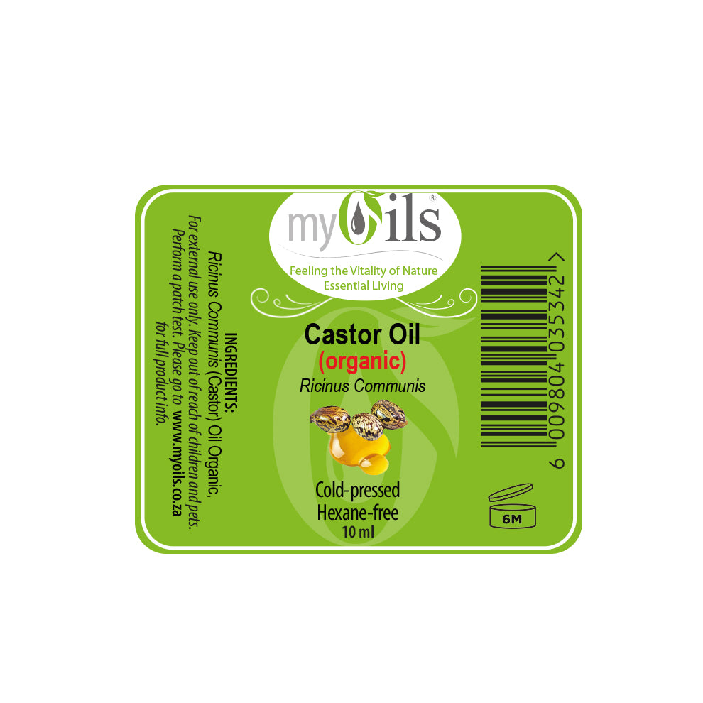 Castor (Organic) Hexane Free Roller Glass Bottle - 10ml