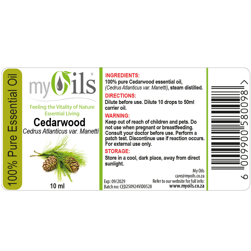 Cedarwood Essential Oil - 10ml