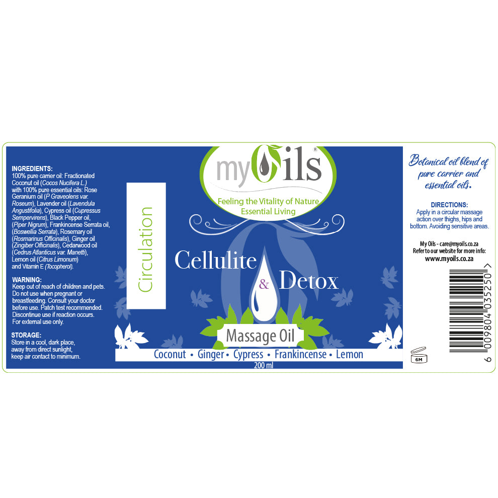 Cellulite and Detox Massage Oil - 200ml