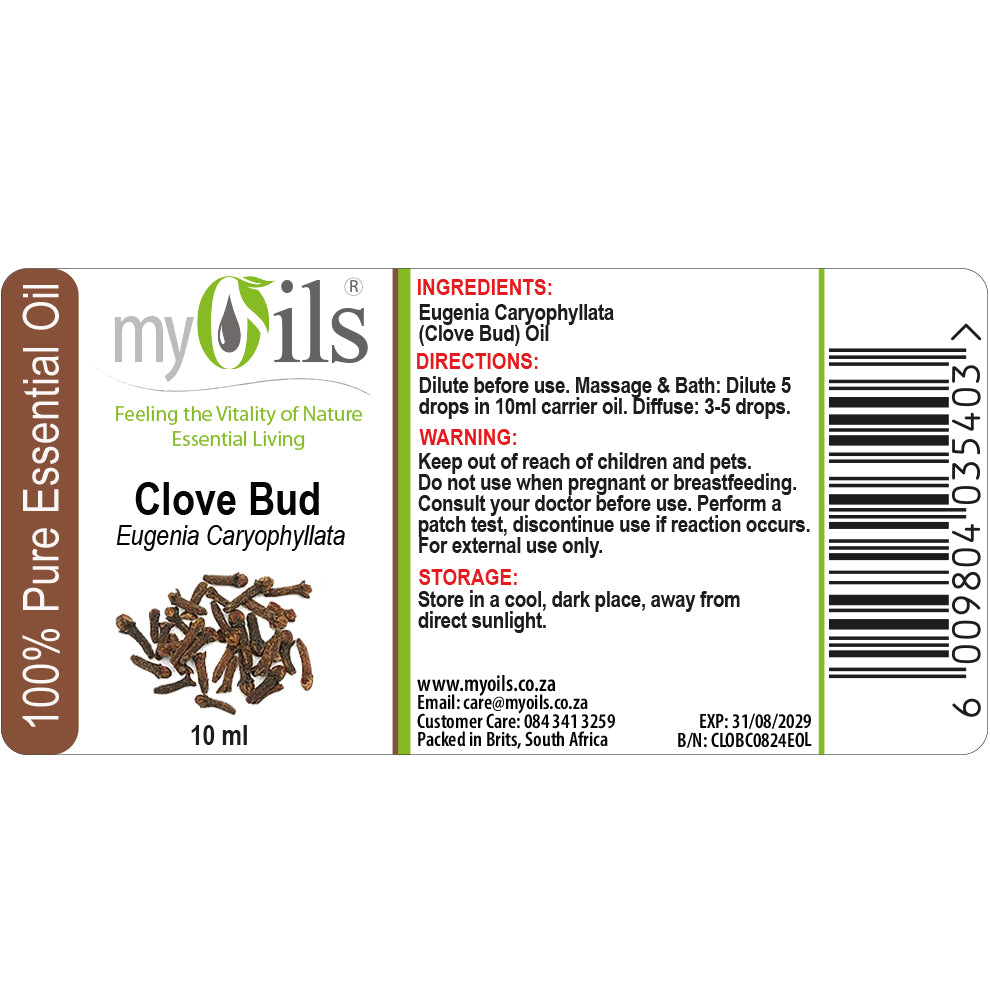 Clove Bud Essential Oil - 10 ml