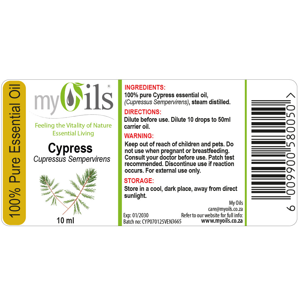 Cypress Essential Oil - 10ml
