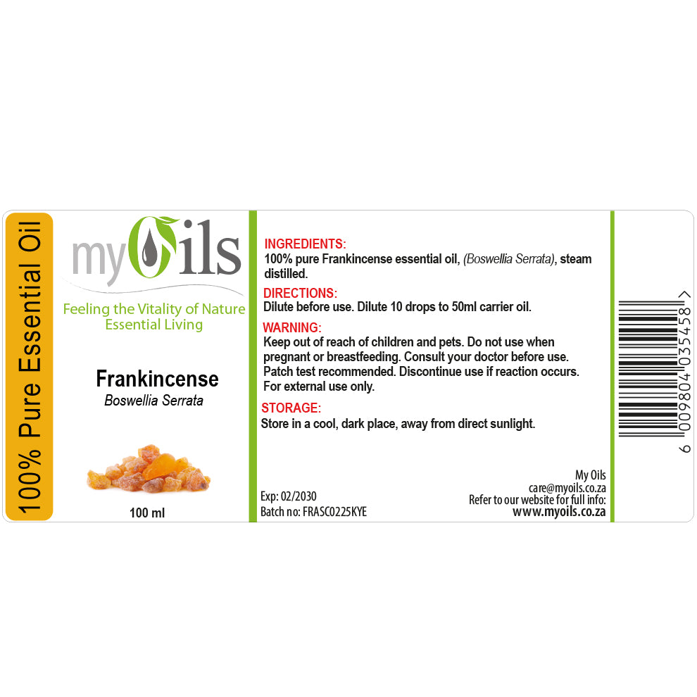 Frankincense Serrata Essential Oil - 100ml