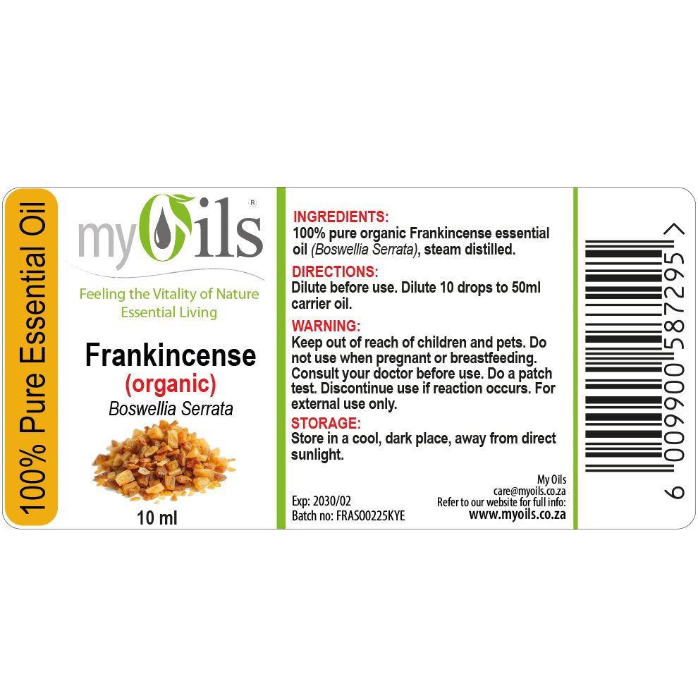 Frankincense (Organic) Essential Oil - 10ml