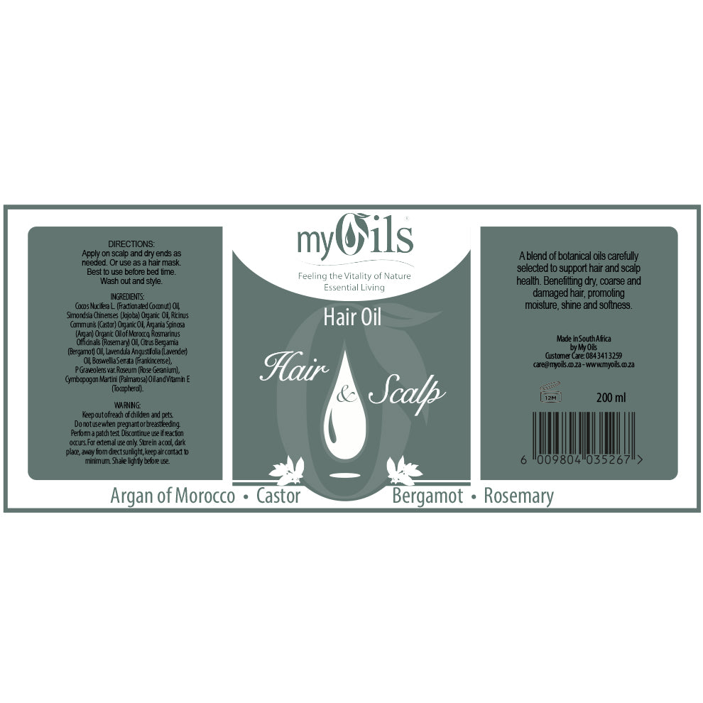 Hair Oil - Hair & Scalp - 200ml