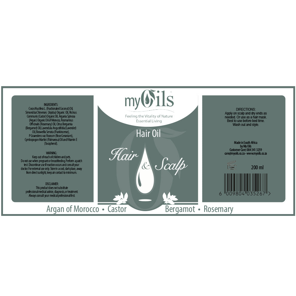 Hair Oil - Hair & Scalp - 200ml