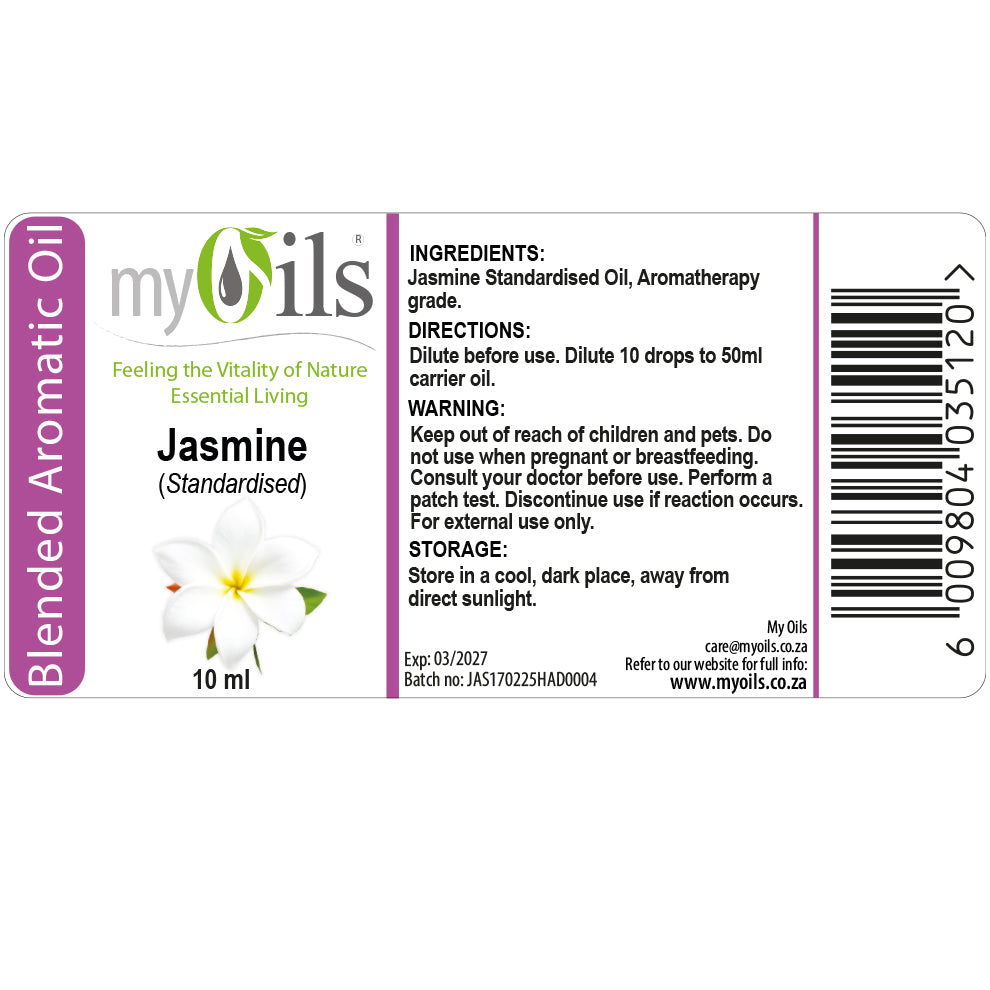 Jasmine Standardised Oil - 10ml