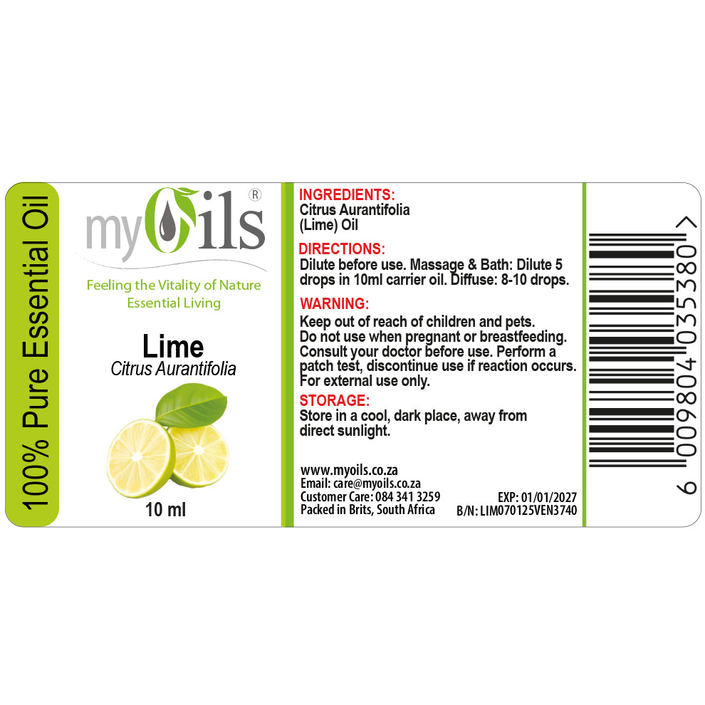 Lime Essential Oil - 10ml