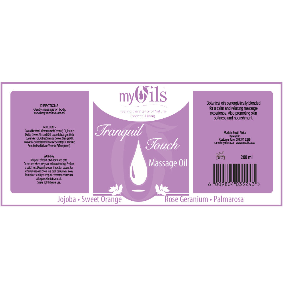 Massage Oil - Tranquil Touch - 200ml