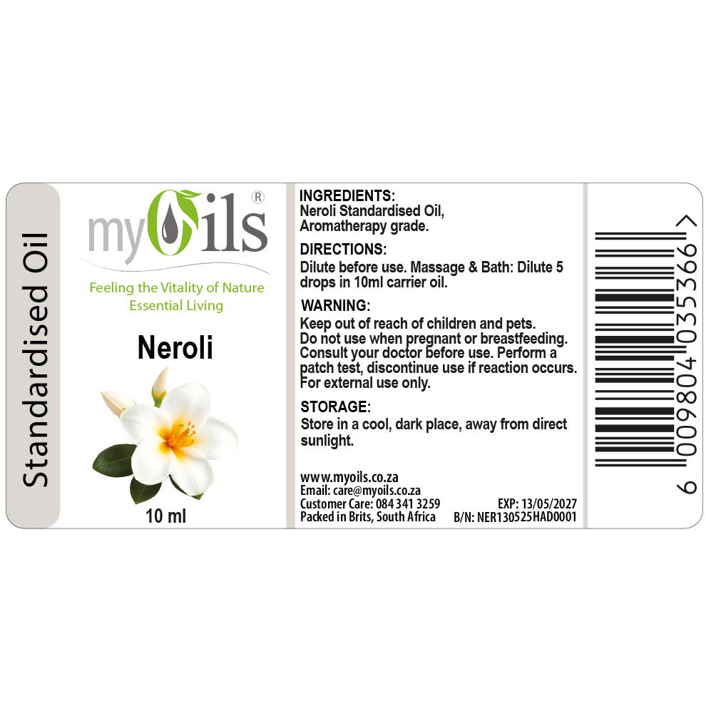 Neroli Standardised Oil - 10ml