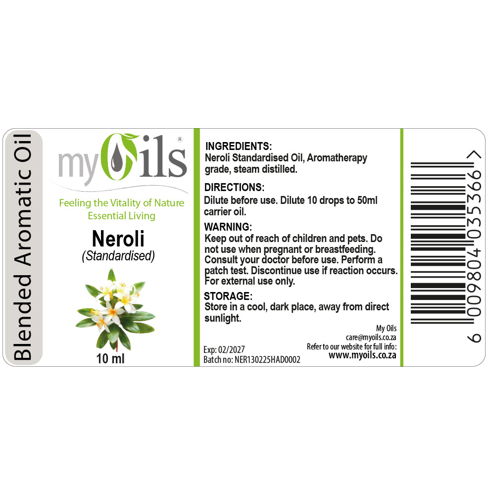 Neroli Standardised Oil - 10ml