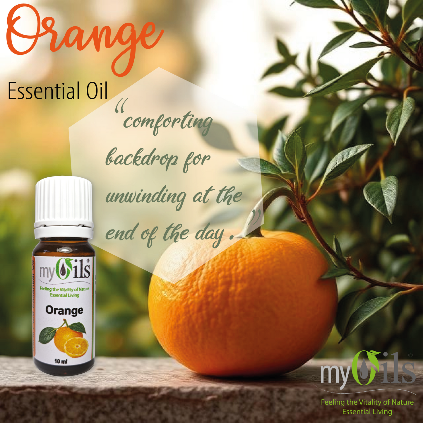 Sweet Orange Essential Oil - 10ml