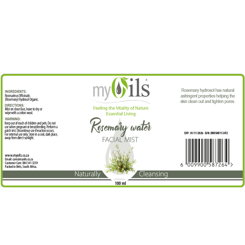 Rosemary water - Facial mist - 100ml