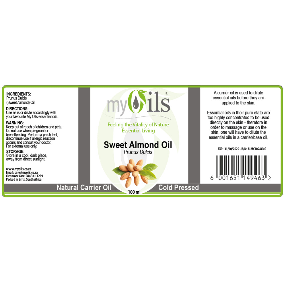 Almond (Sweet) Carrier Oil - 100ml