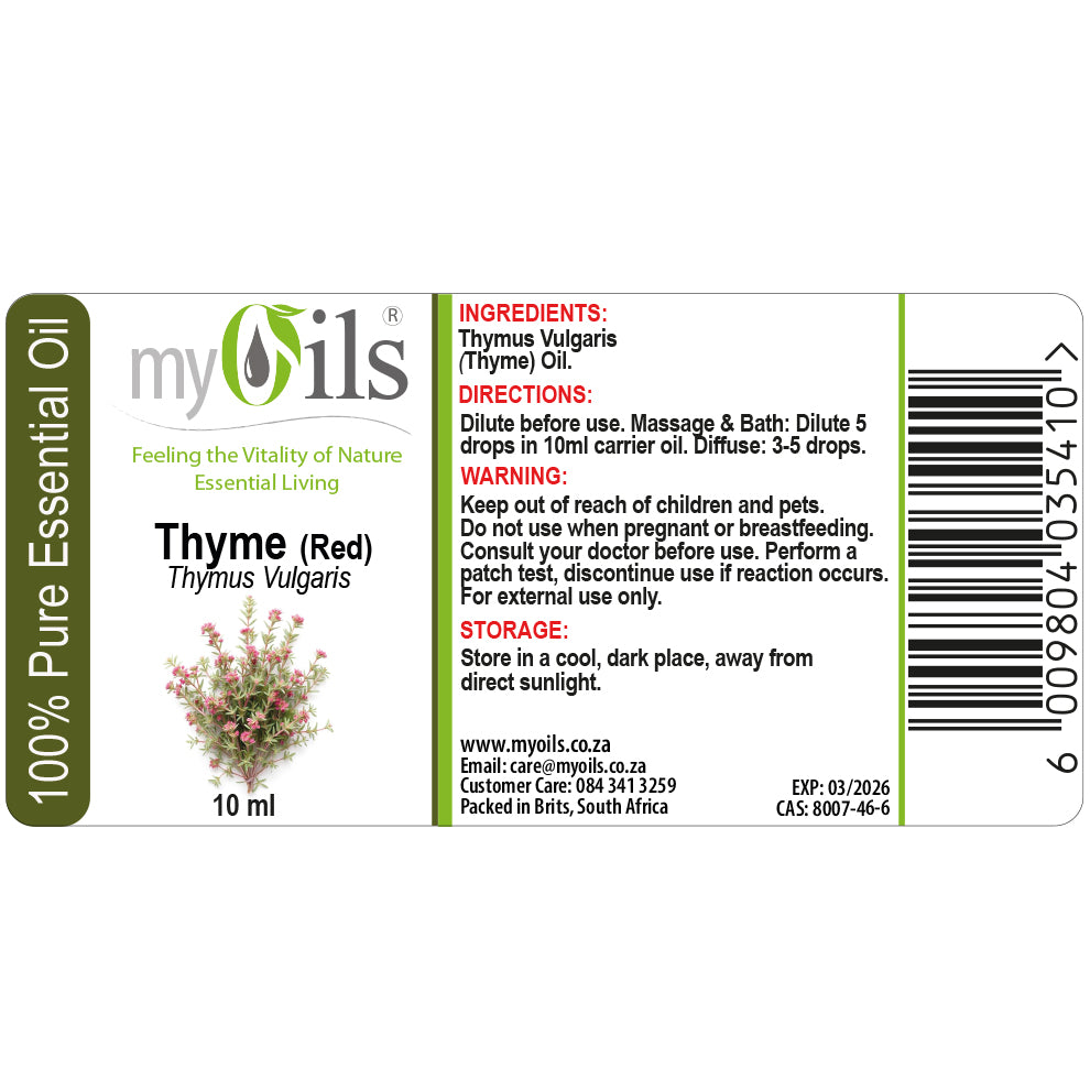 Thyme Essential Oil - 10ml