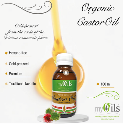Castor (Organic) Hexane Free Carrier Oil - 100ml