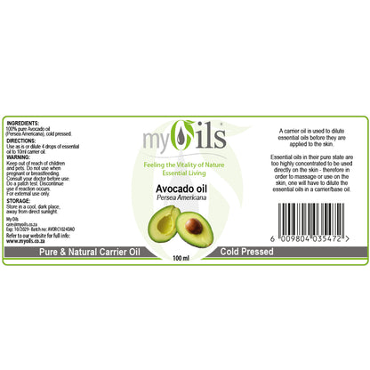 Avocado (Refined) Carrier Oil - 100ml