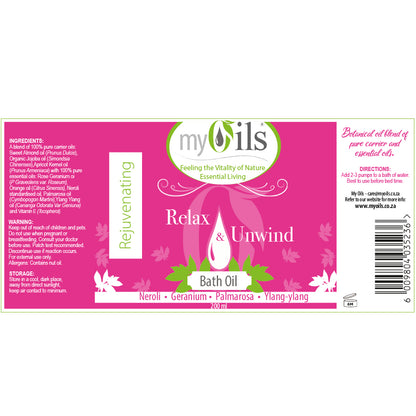 Bath Oil - Relax & Unwind - 200ml