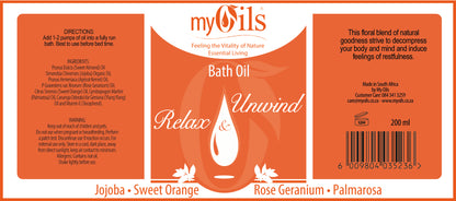 Bath Oil - Relax & Unwind - 200ml