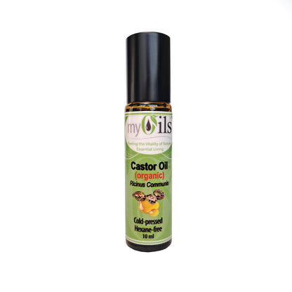 Castor (Organic) Hexane Free Roller Glass Bottle - 10ml