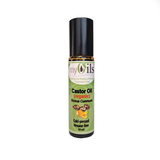 Castor (Organic) Hexane Free Roller Glass Bottle - 10ml