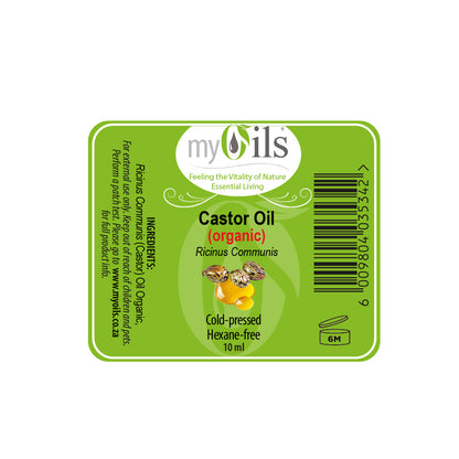 Castor (Organic) Hexane Free Roller Glass Bottle - 10ml