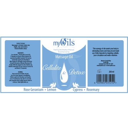 Cellulite and Detox Massage Oil - 200ml