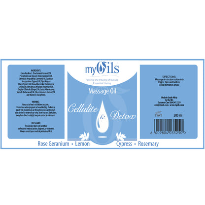 Cellulite and Detox Massage Oil - 200ml
