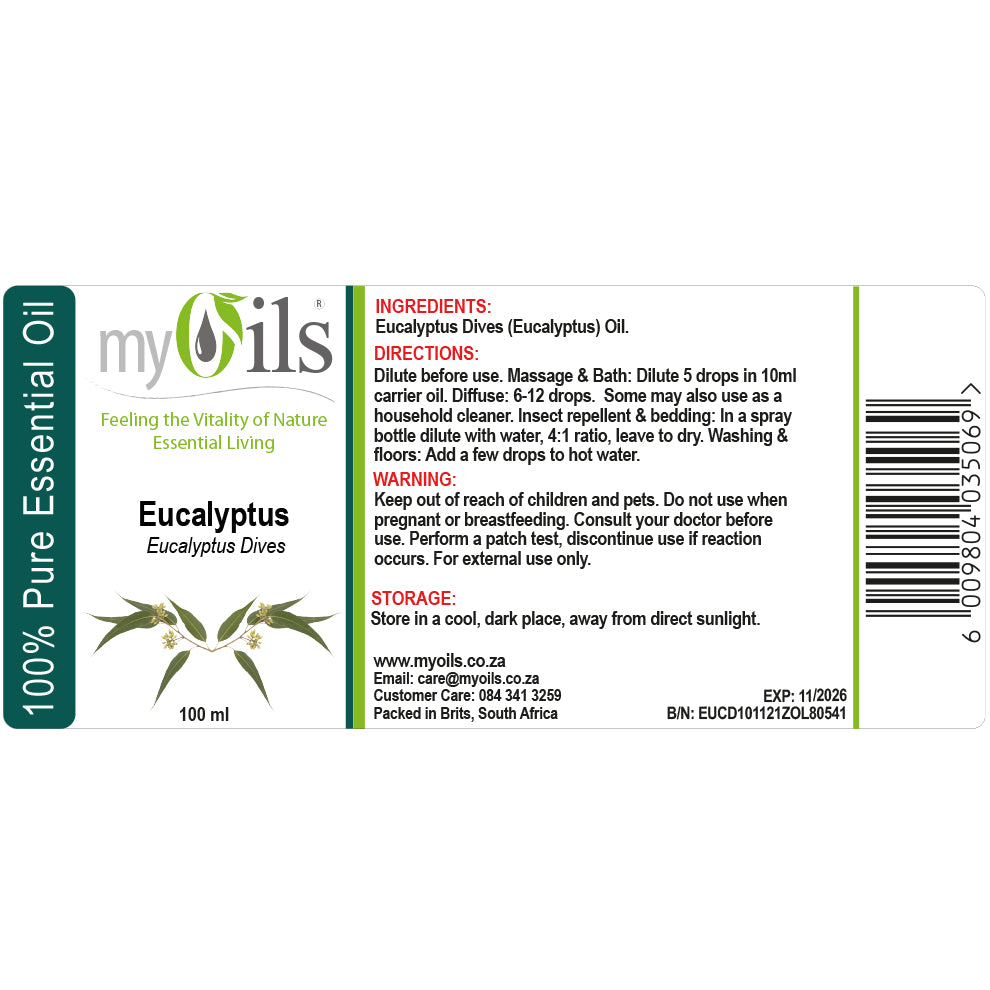 Eucalyptus Dives Essential Oil - 100ml
