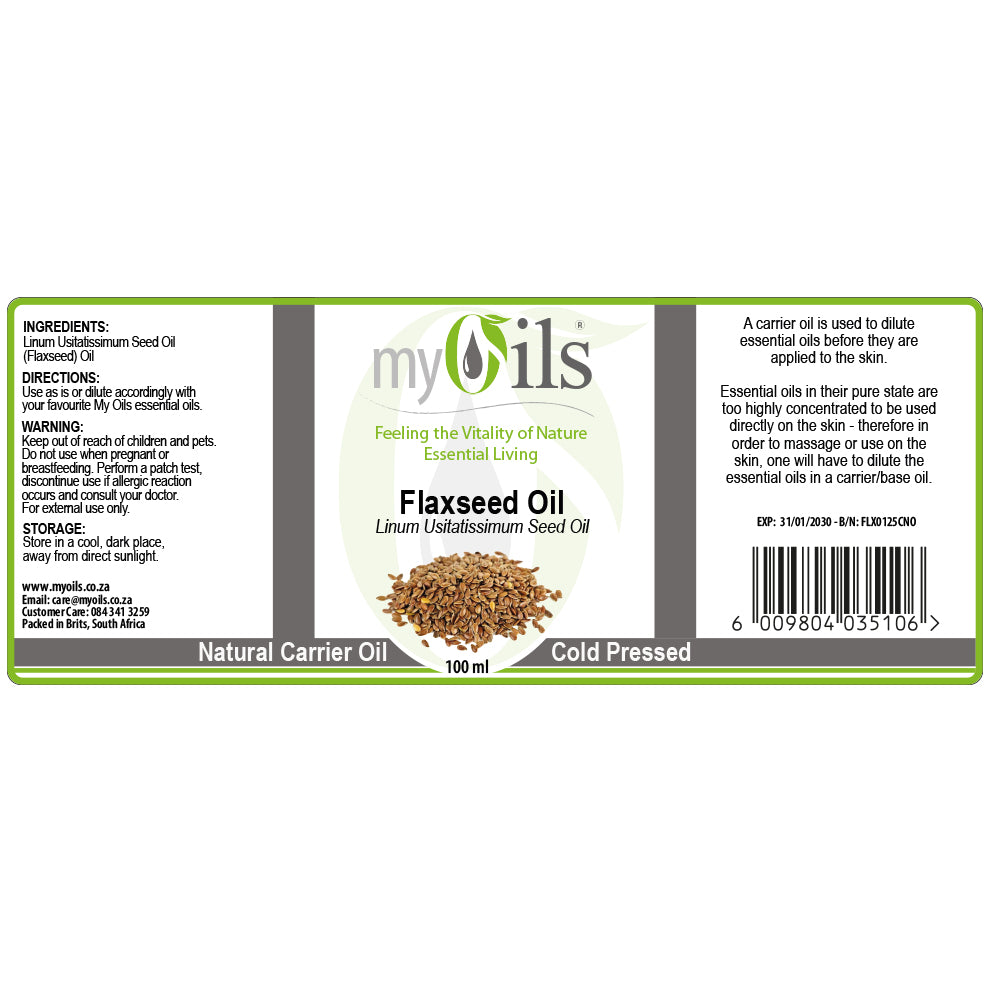 Flaxseed Carrier Oil - 100ml