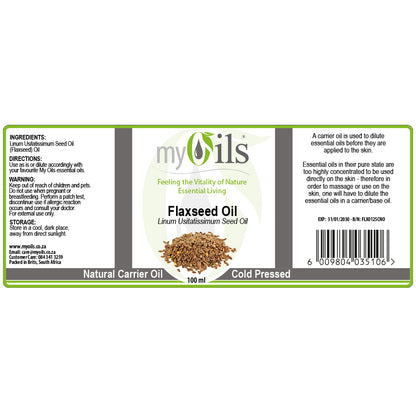Flaxseed Carrier Oil - 100ml
