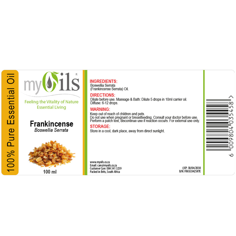 Frankincense Serrata Essential Oil - 100ml