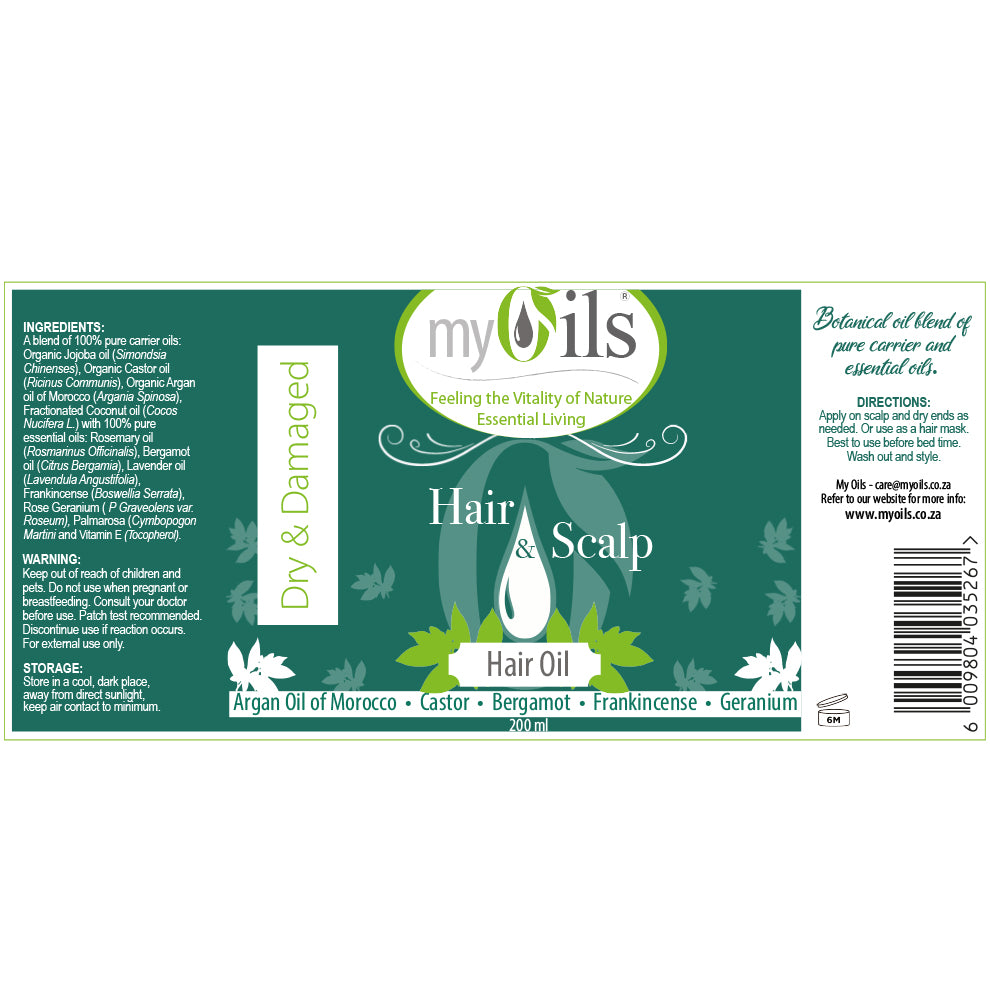 Hair Oil - Hair & Scalp - 200ml
