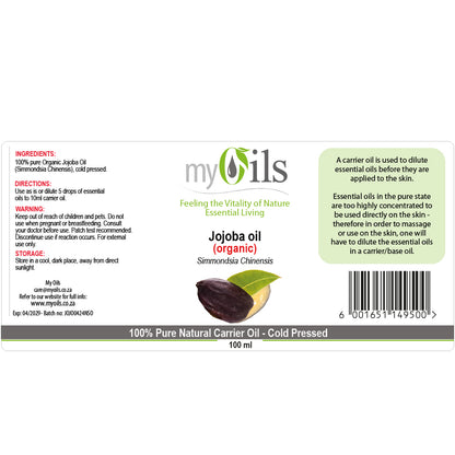 Jojoba (Organic) Carrier Oil - 100ml