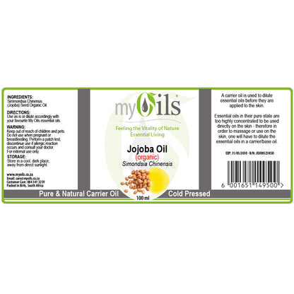 Jojoba (Organic) Carrier Oil - 100ml