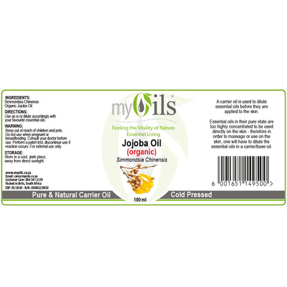 Jojoba (Organic) Carrier Oil - 100ml