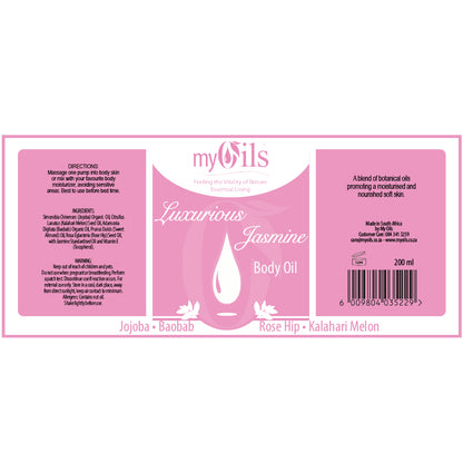 Luxurious Jasmine Body Oil - 200ml