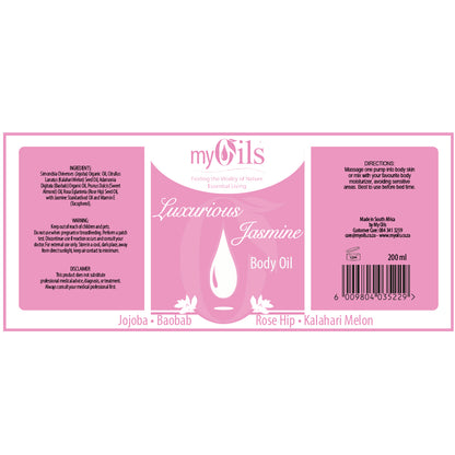Luxurious Jasmine Body Oil - 200ml