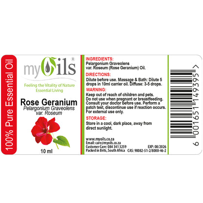 Rose Geranium Essential Oil - 10ml