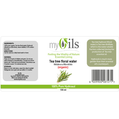 Tea Tree (Organic) Hydrosol - 100ml